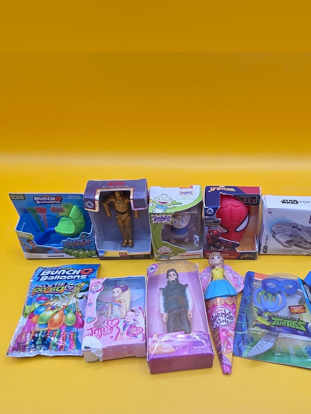 Zuru Mini Brands Toy Lot Star Wars Rugrats Spiderman TMNT Balloons